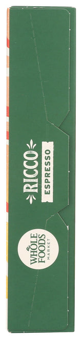Whole Foods Market, Ricco Espresso Pods, Medium Bodied, Fruity Aromatics & Smoky Notes, 10 Count