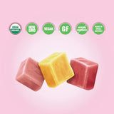 Lovely Candy Co. Organic Chewy Candies 5oz Bag (3-pack) | Natural Strawberry, Lemon & Cherry Flavors | Vegan, Gluten Free, Non-GMO, No Artificial