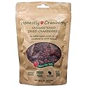 Honestly Cranberry - Unsweetened Dried Cranberries - No Added Sugars, Juices, or Oils - Non-GMO - Wisconsin Grown (3 oz)