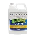 Clear Gear - Disinfectant, Cleaner, and Deodorizer for Sports Equipment, Gyms, and Fitness Centers - EPA-Registered, Hospital Grade, Made in USA - 1
