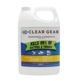 Clear Gear - Disinfectant, Cleaner, and Deodorizer for Sports Equipment, Gyms, and Fitness Centers - EPA-Registered, Hospital Grade, Made in USA - 1