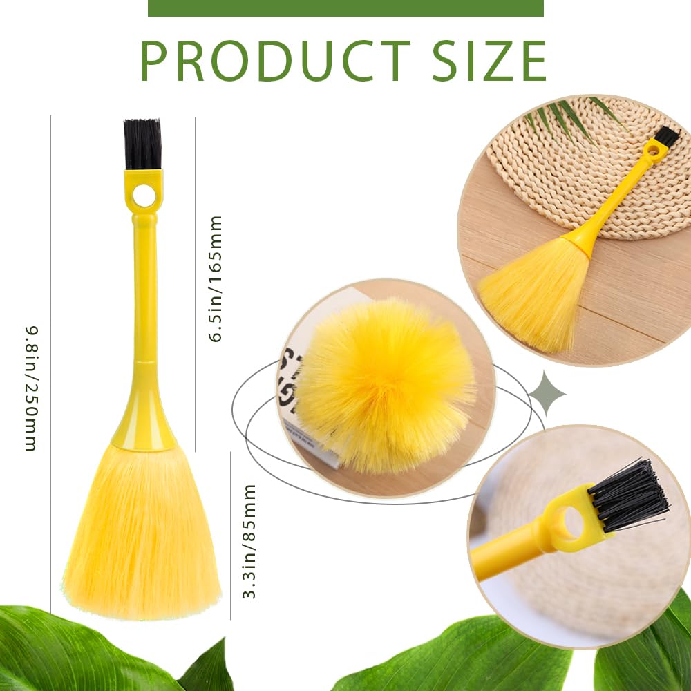ZORZA 3Pcs Mini Dusting Brush Fluffy Microfiber Duster Anti Static Keyboard Brush Computer Screen Brush Dusting Tools for Electronics' Dusting