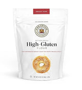 King Arthur High Gluten Flour, Contains Wheat Flour (wheat flour, malted barley flour) High Protein, 3 lb, White, 48 Ounces