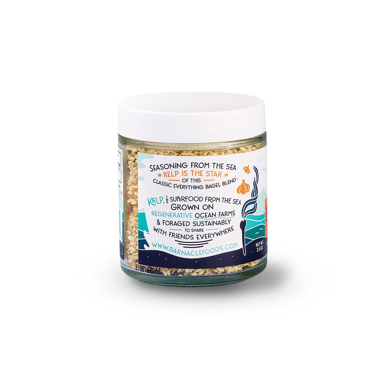 Barnacle Foods Kelp Seasoning Variety Pack | 2.5 oz. | Everything Bagel & Furikake Rice Seasoning | Great Spice for Cooking, Meals & Snacks | Made in
