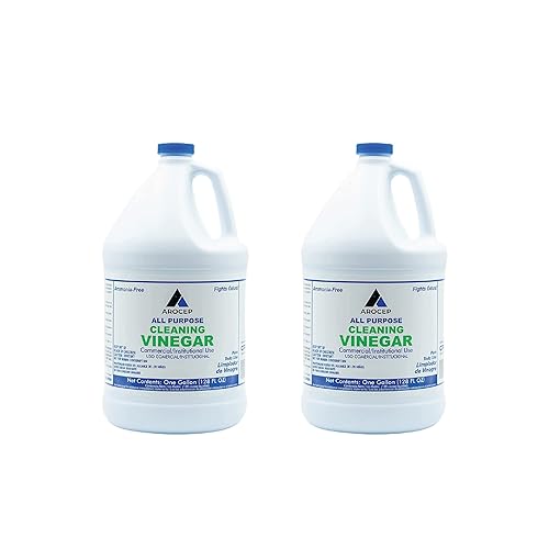 CPDI All-Purpose White Vinegar Cleaning Solution, 2 Gallons, Multi-Surface Cleaner for Hard Water Stains, Bathroom and Kitchen Surfaces, and Clothes