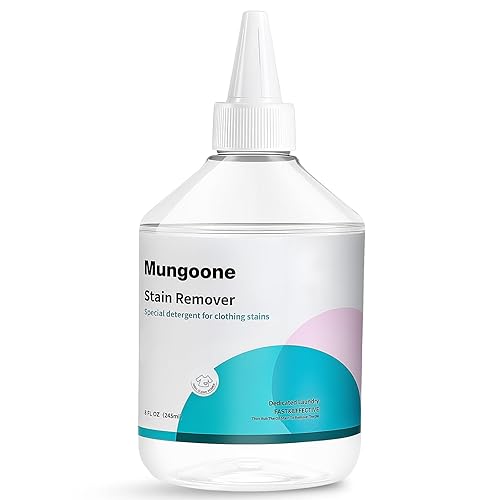 Mungoone Clothes Grease Stain Remover, Newborn & Baby Essentials, Laundry Stain Treatment, Stain Remover for Oil Grease, Ink Stains, Foods & Vegetable