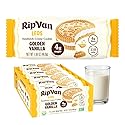 Rip Van LEOs - Golden Vanilla Sandwich Cookies - Low Sugar Snack Cookies - Low Carb Snack - Diabetic Snacks - 40 Low Sugar Cookies (10 Packs