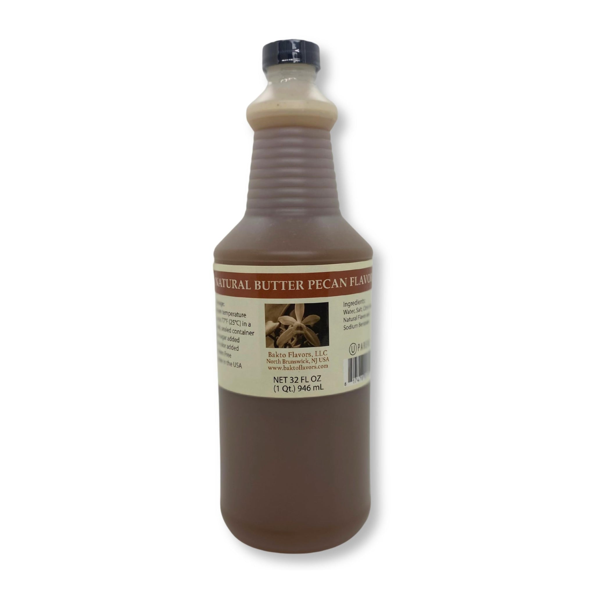 Bakto Flavors Natural Butter Pecan Flavor - 32 FL OZ