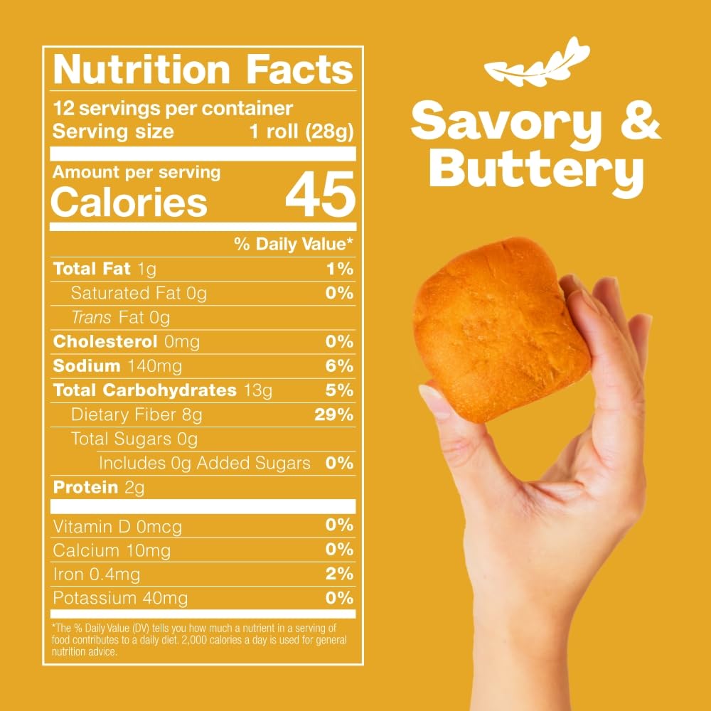 Sola Savory & Sweet Rolls 12 oz, Non-GMO, Free of Artificial Flavors, Colors & Preservatives, No Added Sugar (3 Pack)