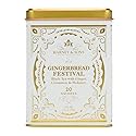 Harney & Sons Gingerbread Festival, Black Tea with Ginger & Cinnamon, 20ct sachet tin