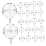 Garneck 100pcs Lidded Chocolate Cup Holders Clear Candy Packaging Cases for Chocolate Bouquets Versatile Floral Wrappers for Freshness Retaining