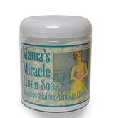 Mama's Miracle Linen Soak (16 oz.) Gentle Stain Remover for Vintage and Antique Fabric Makes 25 Gallons of Soaking Solution