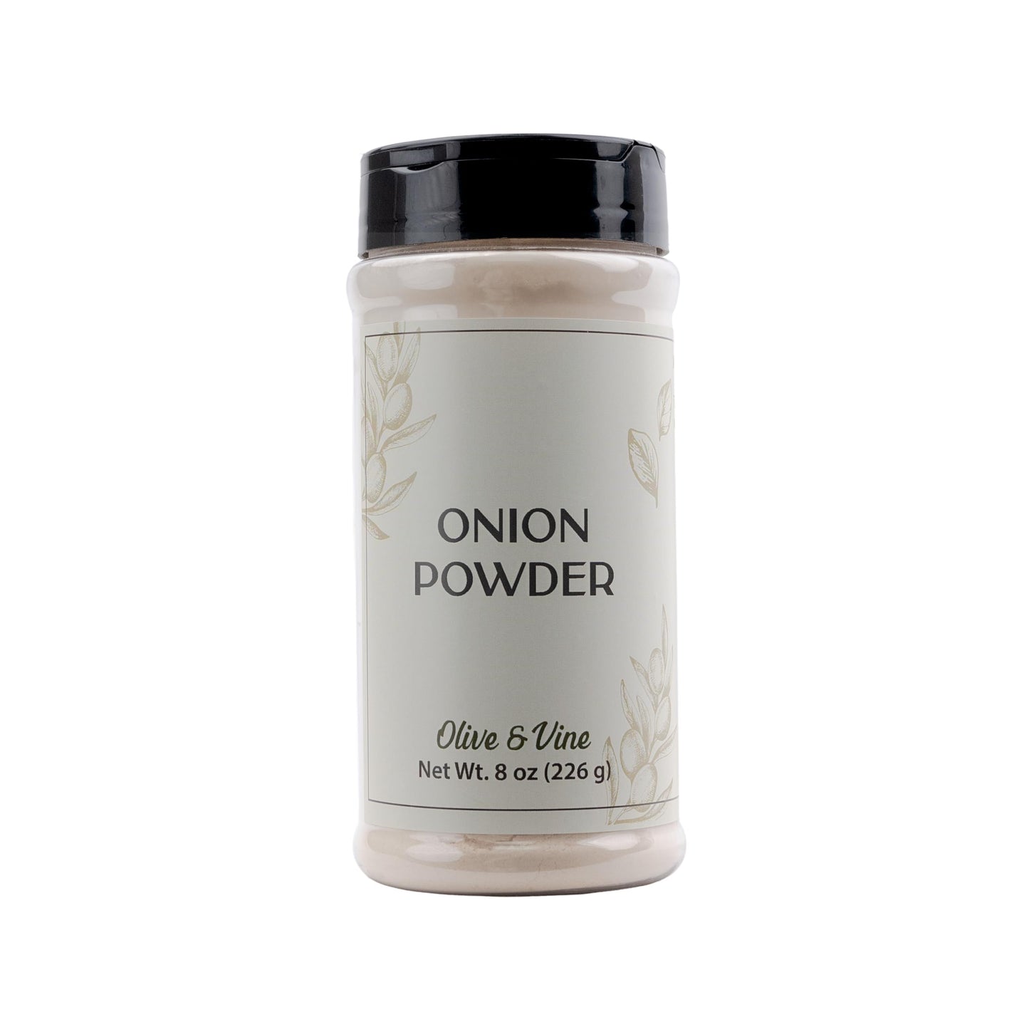 Olive & Vine Onion Powder, Savory Flavor, Seasoning for Soups, Stews, and Sauces, with Rich Tradition, Authentic Taste, For Global Recipes (8 Ounce)