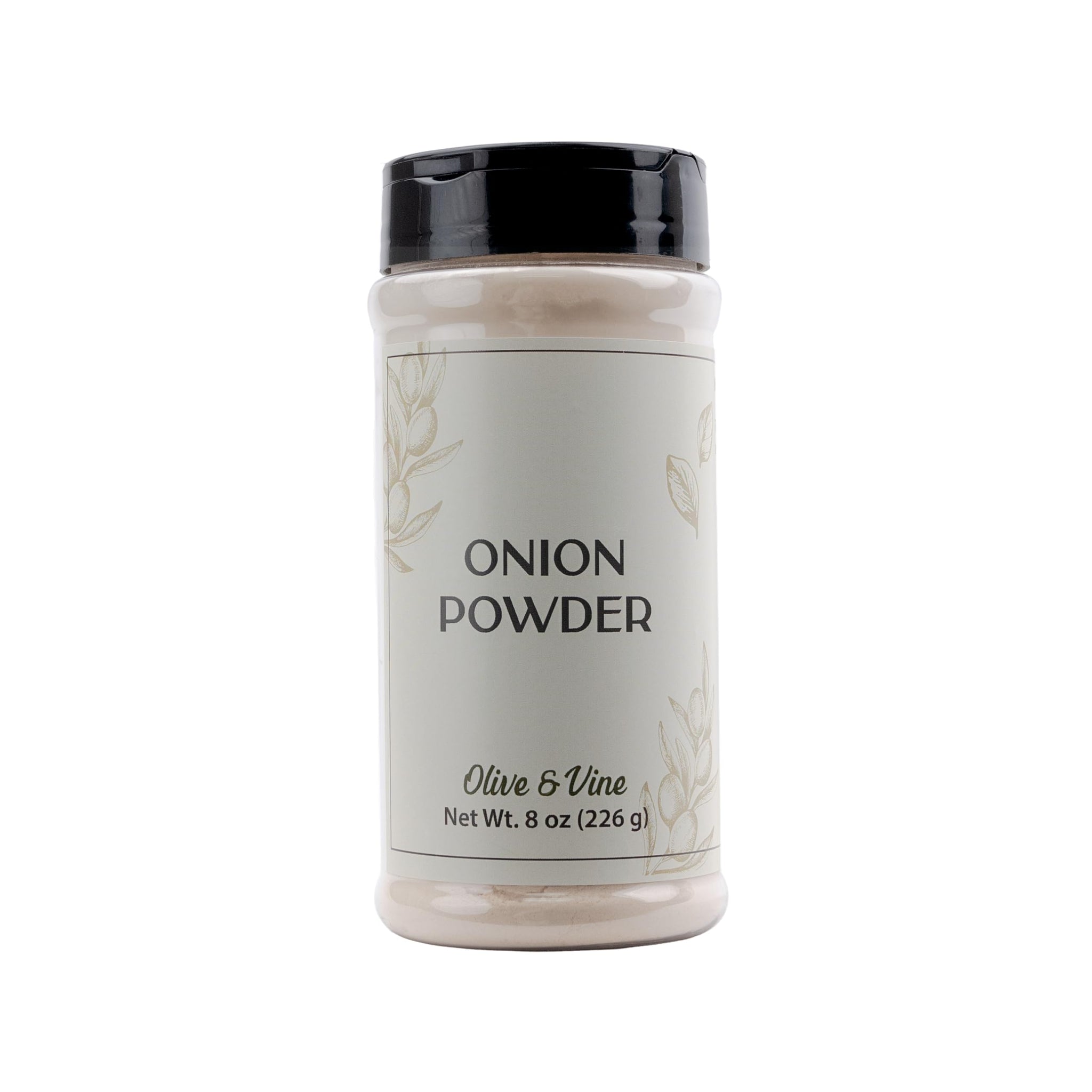 Olive & Vine Onion Powder, Savory Flavor, Seasoning for Soups, Stews, and Sauces, with Rich Tradition, Authentic Taste, For Global Recipes (8 Ounce)