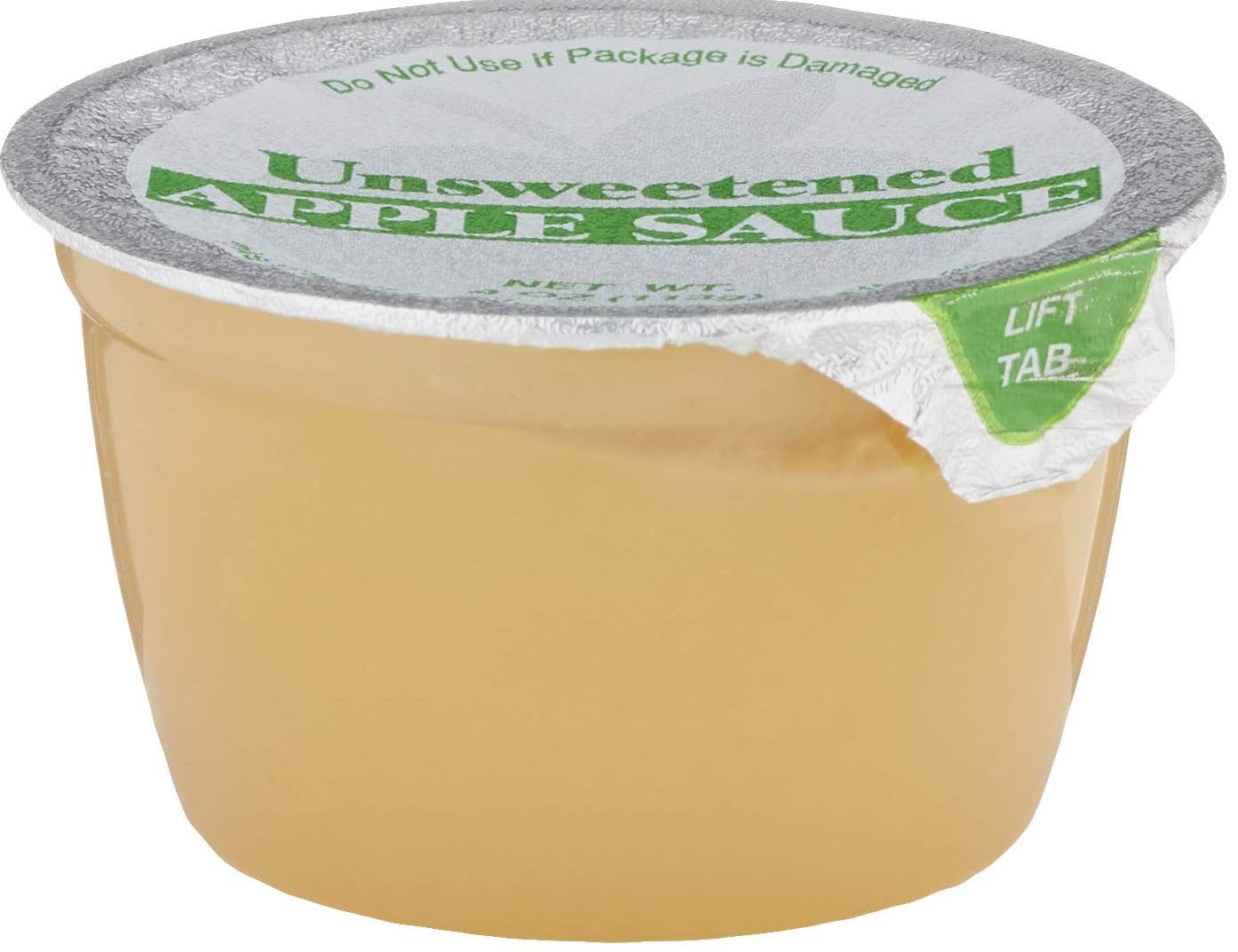 Amazon Grocery, Unsweetened Apple Sauce, 4 Oz, Pack of 6