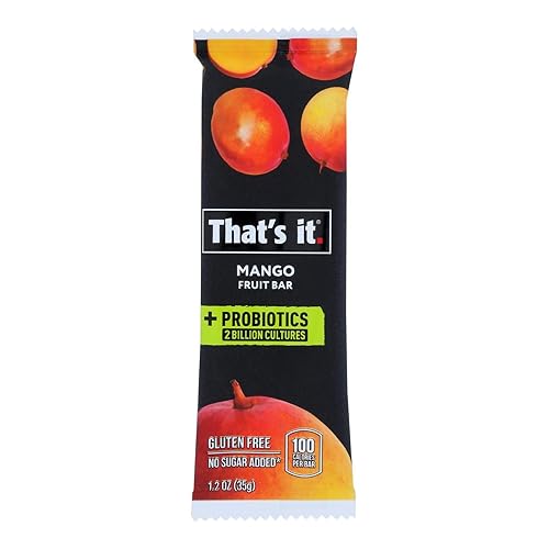 That's It - Probiotic Fruit Bar Mango - Case of 12-1.2 Oz