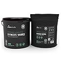 Wipex Gym Cleaning Wipes Bundle - EWG Verified - Get 800 Wipes with (1) Lemongrass & Eucalyptus Bucket & (1) Refill Roll, Plant-Based Fitness