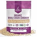 Great River Milling Whole Grain Sorghum | High-Protein Ancient Grain | Non-GMO, Kosher Certified | Ideal for Salads, Pilaf, Porridge, Baking & More |