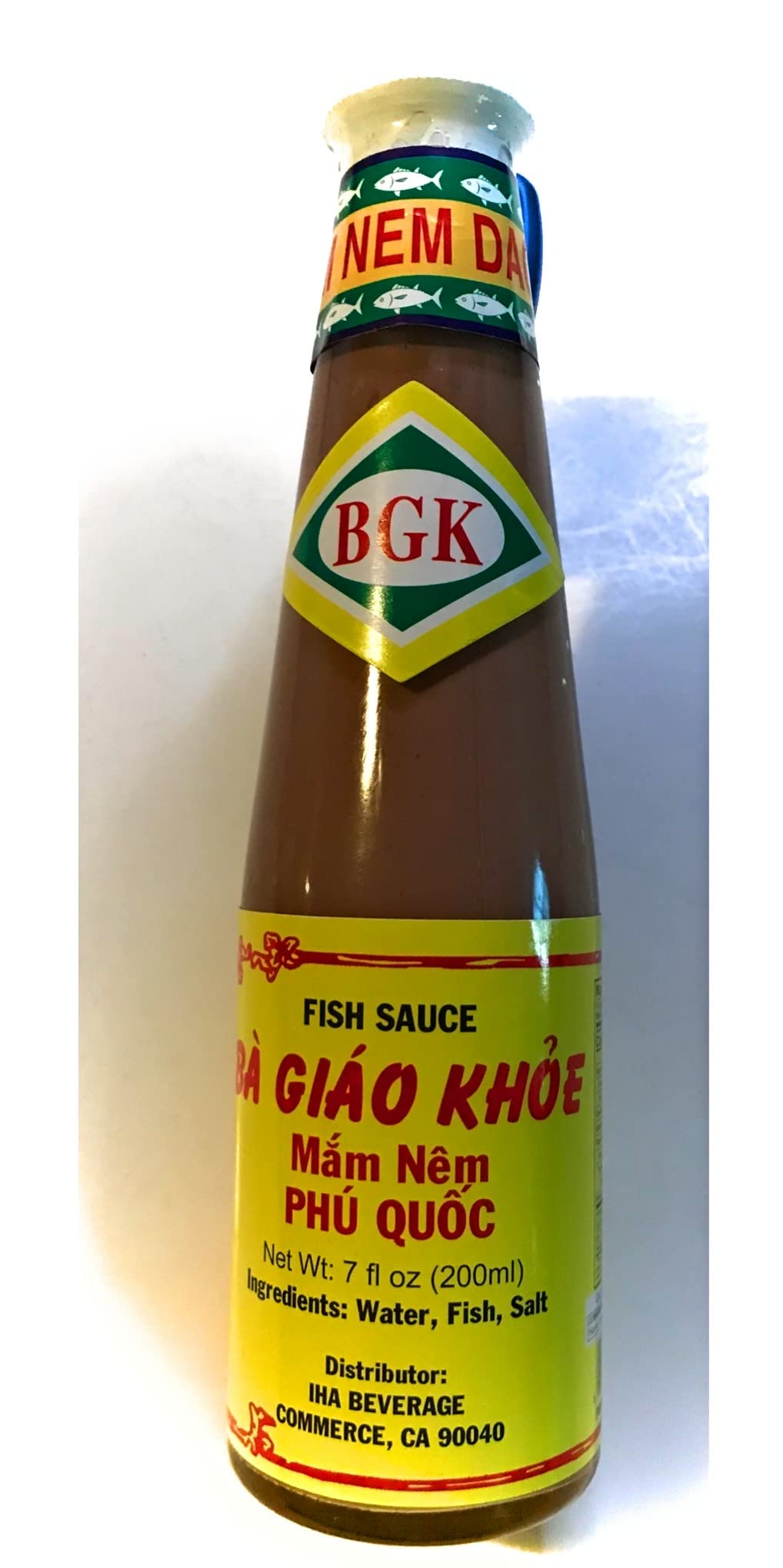 7 oz Fish Sauce Ba Giao Khoe - Mam Nem Phu Quoc 200 ml