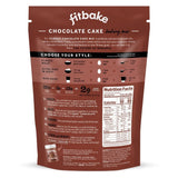 FitBake Keto Low Carb Chocolate Cake Baking Mix | 2g Net Carbs Per Serving | No Added Sugar | Zero Sugar & Gluten Free Desserts, Naturally Sweetened Keto Snack 8.75oz