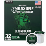 Black Rifle Coffee Company Beyond Black, 32 Count, Dark Roast K Cups - Single Serve K Cups Coffee Pods - Kcup Pods Compatible with Keurig 1.0 & 2.0