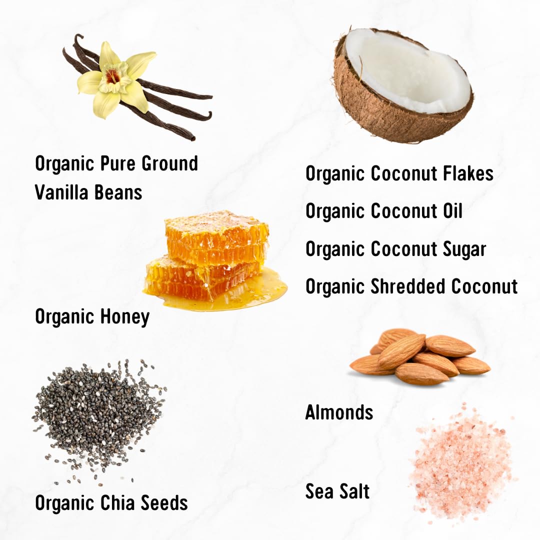 TAOS BAKES Toasted Coconut & Vanilla Bean Snack Bar, 1.8 OZ