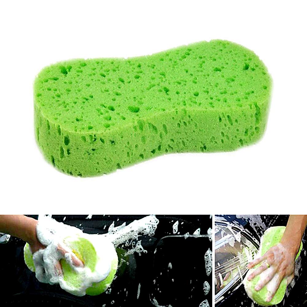 5 Pack Car Wash Sponges, 8.7" x 4.4" x 1.8" Multi-Functional Large Cleaning Sponges Kitchen Handy Wash Extra Thick Scrubber Kit
