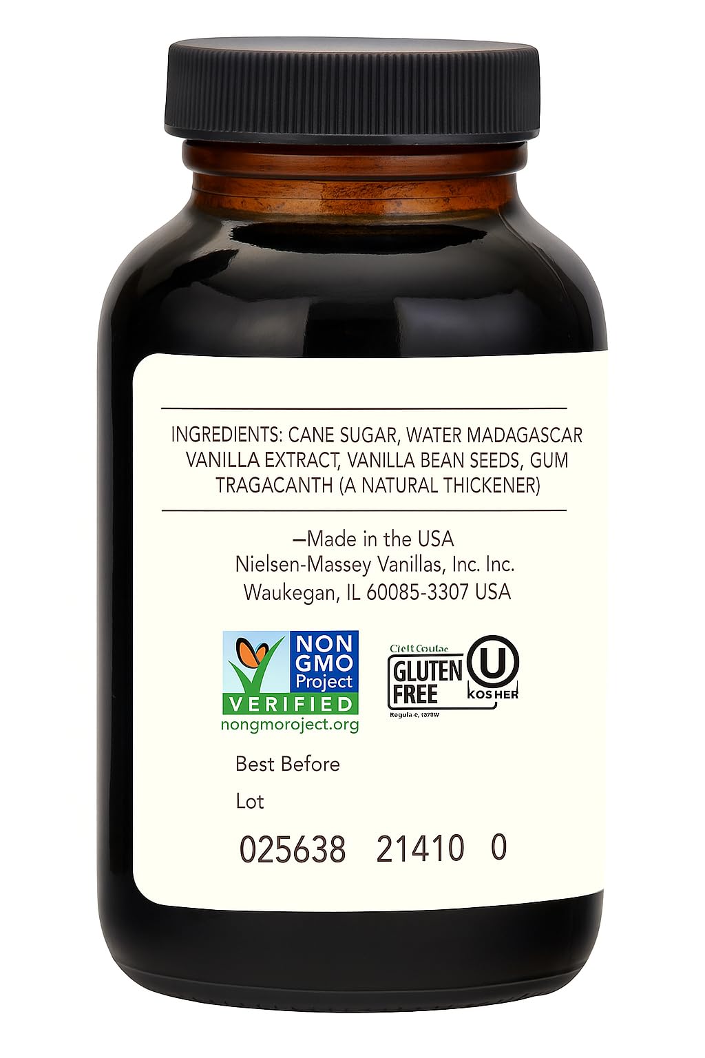 Nielsen-Massey Pure Vanilla Bean Paste, 10 oz | All-Natural, Certified Kosher Premium Baking & Cooking Vanilla with Real Bean Specks | Non-GMO