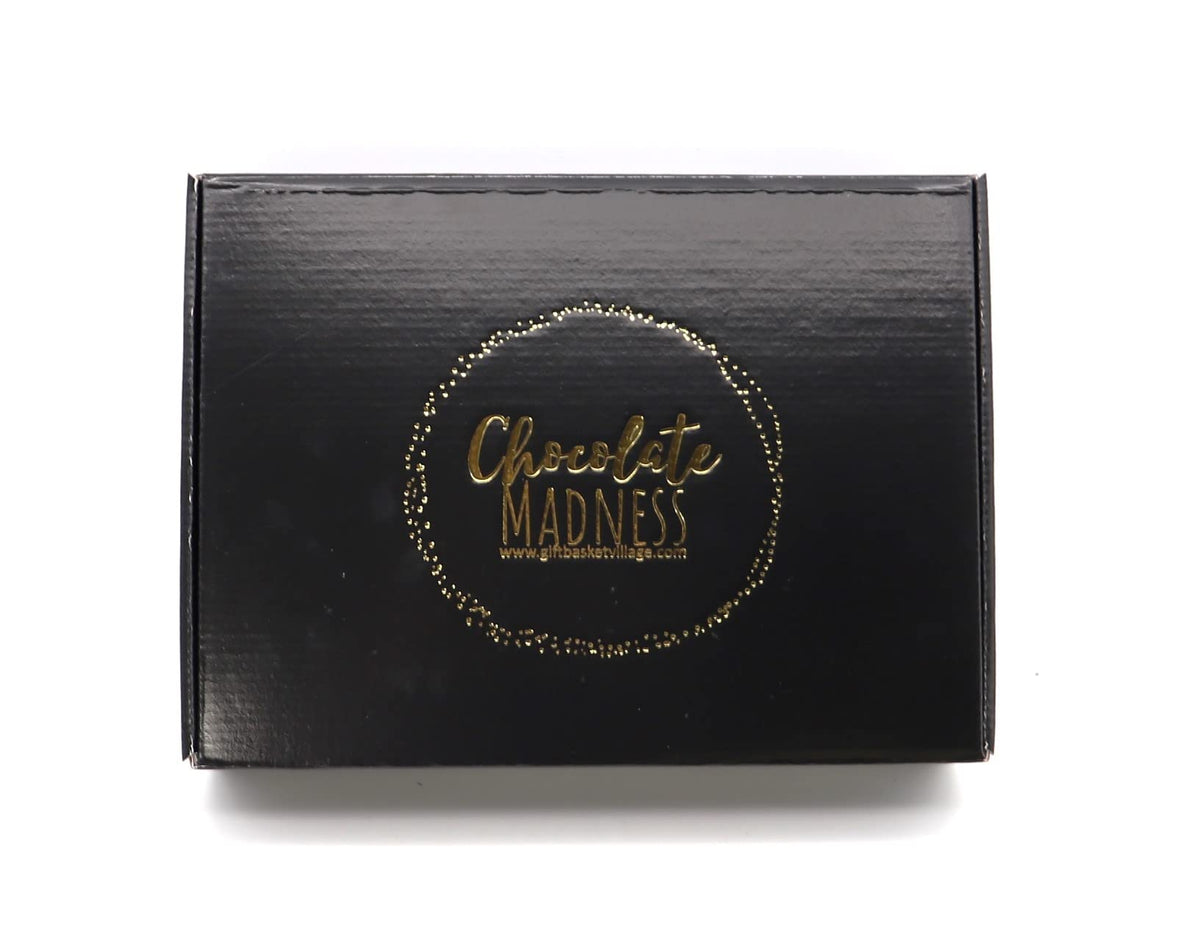 Gift Basket Village - The Madness Gift Box: Gourmet Chocolate, Fruit & Nuts, Truffles, and More, Perfect for Any Occasion, Handcrafted in the USA