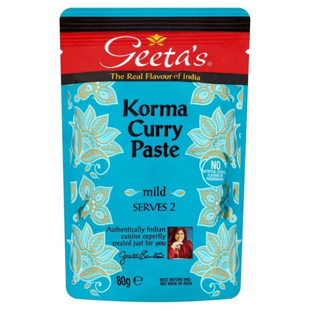 Geeta's Curry Paste - Korma (80g) - Pack of 2