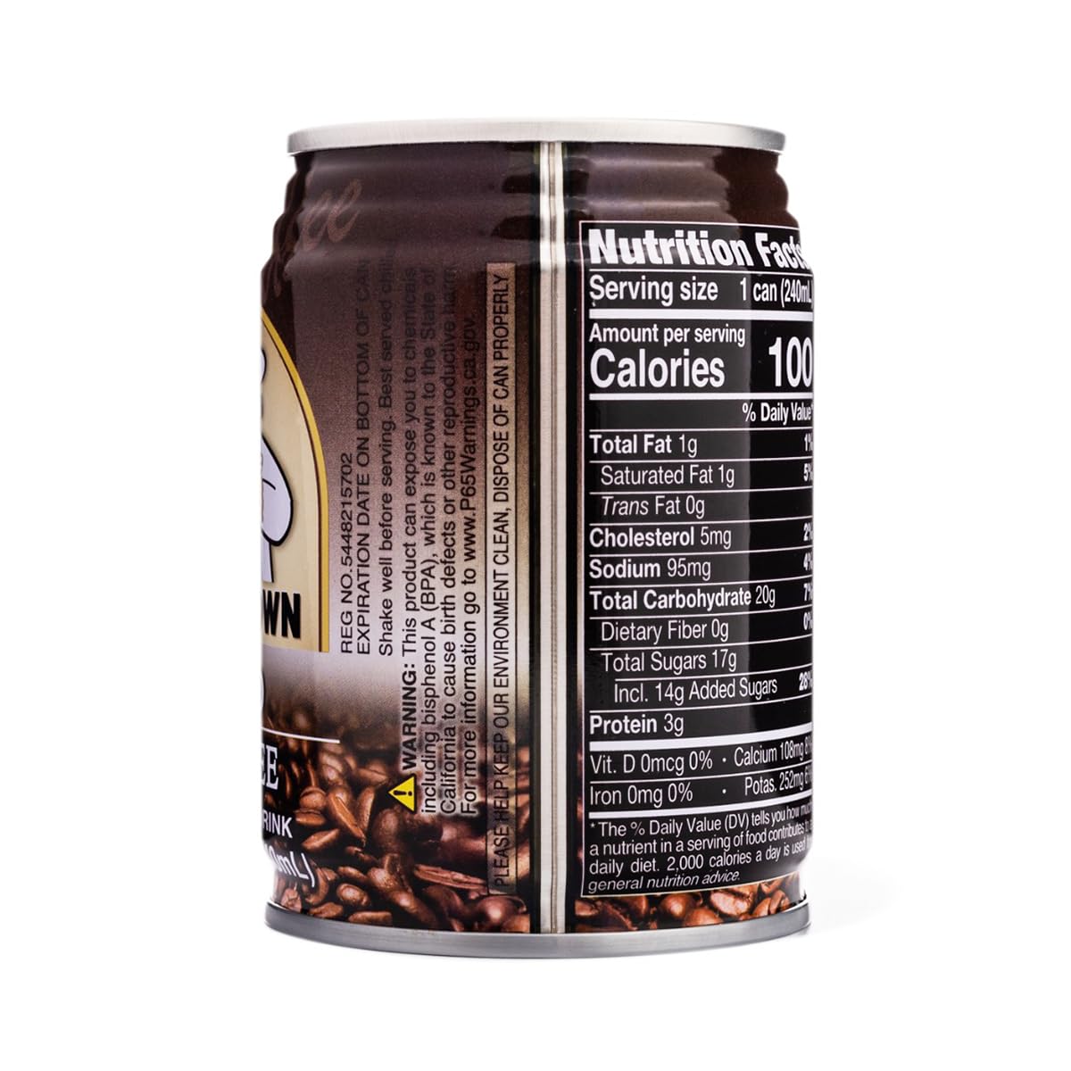 Mr. Brown Iced Coffee, 8.12-Ounce (Pack of 24)