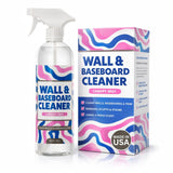 812 Wall & Baseboard Cleaner Spray - Safely Cleans Painted Walls, Baseboards, Kitchen Cabinets, Doors & More | Family & Pet Friendly | Made in America