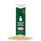 Snowman Kisses Gourmet Popcorn Kernels by Dell Cove Spices - Unique Christmas Stocking Stuffer Gift - Ideal for Stovetop, Popcorn Machines and Popcorn