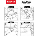 PureNest Heavy Duty Oil Stain Multi-Purpose Cleaner - All-Purpose Kitchen & Bathroom Degreaser, Removes Grease, Grime, and Stains from Tiles