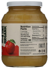 North Coast Apple Sauce Jar Organic, 24 oz (frozen)