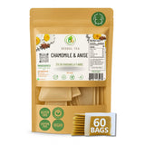 Manzanilla & Anís Té (Chamomile & Anise) - 60 Premium Tea Bags - 100% Natural Herbal Infusion - Traditional Digestive Comfort & Relaxation