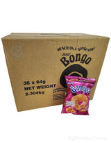 FIJI - Bongo Cheese Flavor Snack (Case Pack Of 36 x 64g EA) Real Unique Cheese Flavor