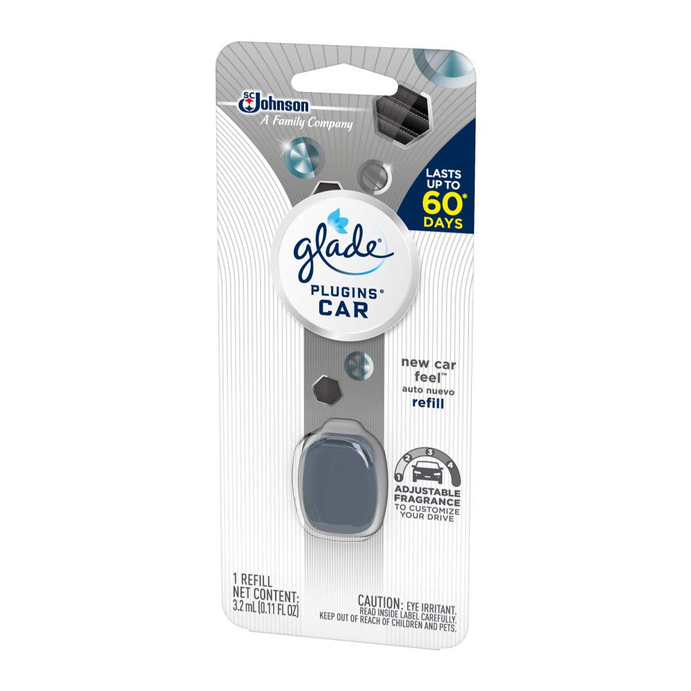 Glade Plugins Car Refill - Blue Odyssey - Net Wt. 3.2 mL (0.11 FL OZ) Per Refill - Pack of 2 Refills