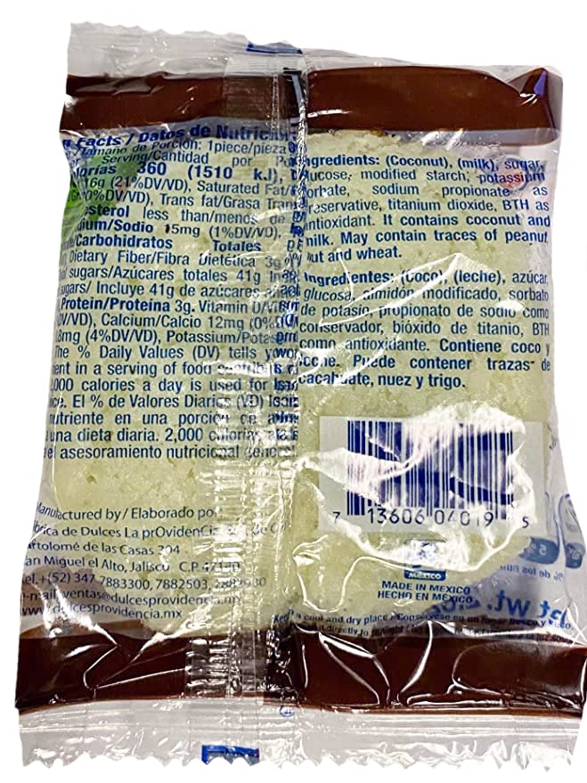 Cocoy Coconut Candy 2lb 1.92oz 12pieces