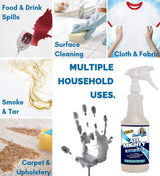 Chem-Girl | ALL MIGHTY CONCENTRATE -Super Strength Biodegradable Spot & Stain Remover + Multi-Surface Spray Cleaner for Tough Indoor/Outdoor Jobs |