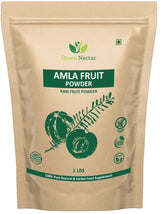 Amla Powder 2 lb(32 Ounces) Processed from Organically Grown Non-GMO Wild Amla Berries | Non-Irradiated | Raw Gluten-Free | No-Preservatives - Green