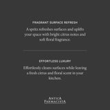 Antica Farmacista Counter Spray - Plant-Derived, Biodegradable Cleaning Solution - Luxurious Home Care Essentials - Housewarming Gift - Orange