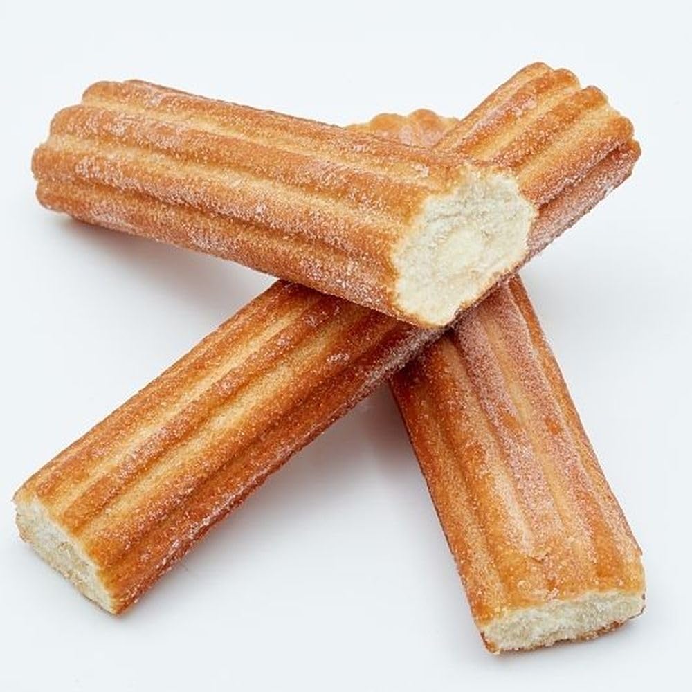 Tio Pepe's Bulk Bavarian Creme Filled Churros by J&J Snack Foods | Authentic Mexican Pastry Stix | 1.7 oz Frozen Bake-and-Serve Churro Dessert