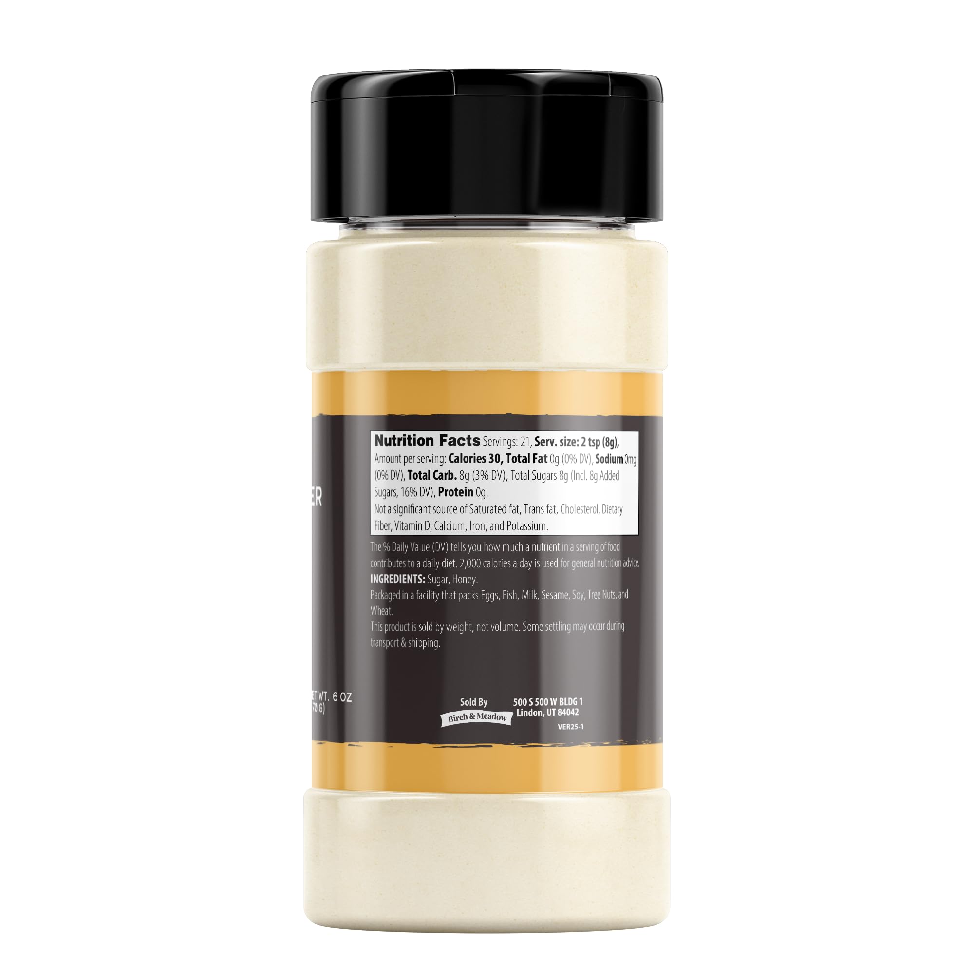 Birch & Meadow 1 Cup of Honey Powder, Tea Sweetener, Naturally Sweet