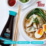 Mrs Taste Sugar Free Soy Sauce, Zero Calories, Low Sodium, Zero Sugar, Keto Friendly, Paleo Friendly, Shoyu Soy, Condiments and Sauces, 5.4 oz