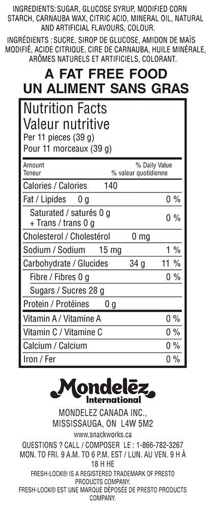Maynards Swedish Berries Candy, 355 Gram