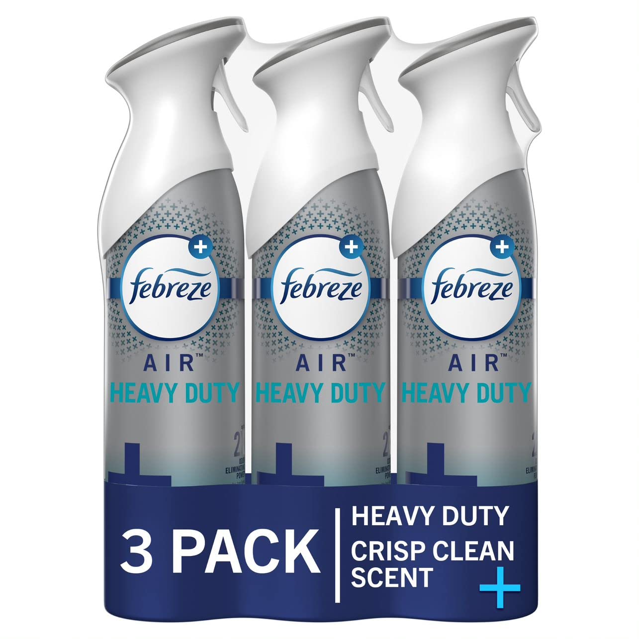 Febreze Air Mist Air Freshener Spray, Odor-Fighting Room Spray, Air Fresheners for Home and Bathroom and Kitchen, Aerosol Can, Heavy Duty Crisp Clean