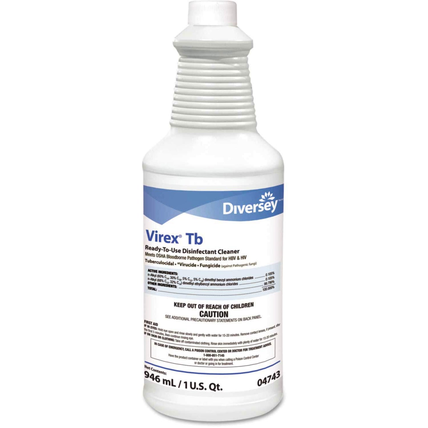 TB Disinfectant Cleaner, 32 oz. Bottle, 12 Bottles/Case