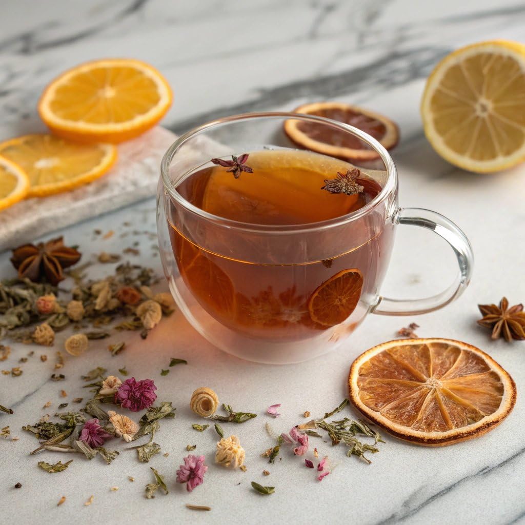 Earl Grey Tea, FLORAL & CITRUSY, Natural Bergamot Flavor Blended with ORGANIC Loose Leaf Tea, 110+ Cups, 8oz, ORGANIC CEYLON, OP Grade Tea, U.S.A