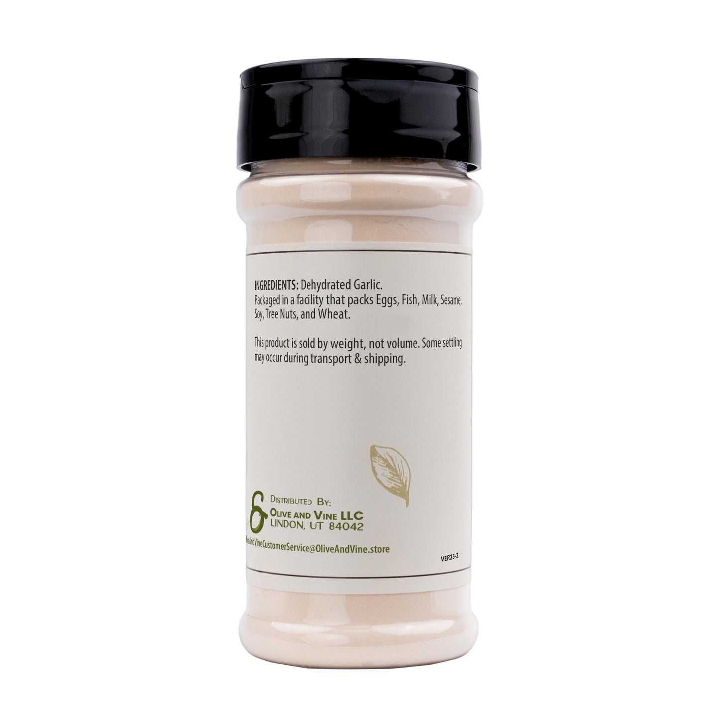 Olive & Vine Garlic Powder, Savory Flavor Profile, Seasoning for Pasta, Roasted Vegetables, Grilled Meats, With Rich Tradition, Authentic Taste